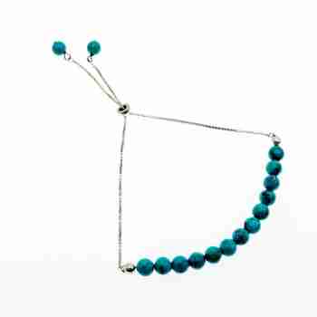 Sky Jewelry Серебряный браслет с бирюзой