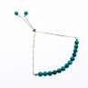 Sky Jewelry Серебряный браслет с бирюзой