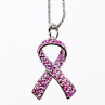 Sky Jewelry Серебряный кулон с розовыми фианитами