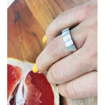 Sky Jewelry Серебряное кольцо с морганитом