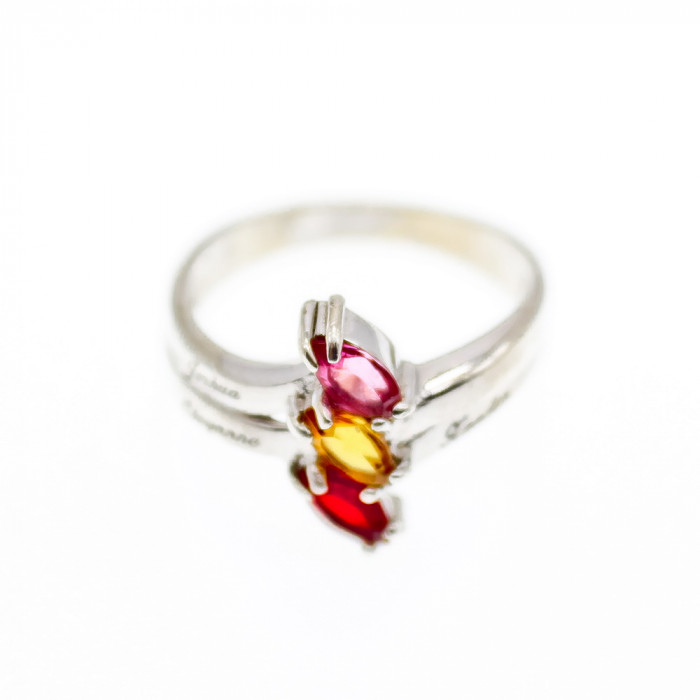 Sky Jewelry Серебряное кольцо с камнями шпинель