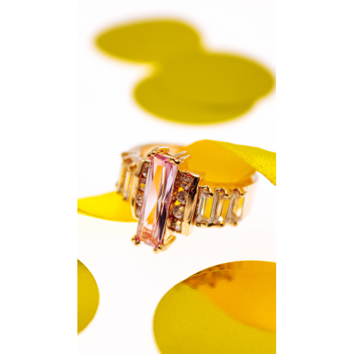 Sky Jewelry Серебряное кольцо с фианитами  Вдохновение