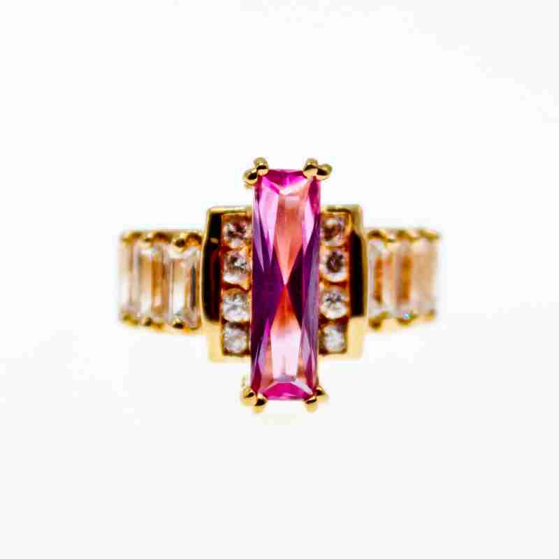 Sky Jewelry Серебряное кольцо с фианитами  Вдохновение