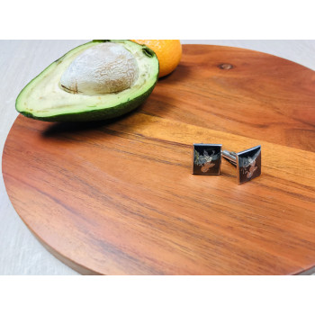 Sky Jewelry Серебряные запонки Siam Sterling