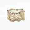 Sky Jewelry Серебряное кольцо с камнями гошенит  Сердца
