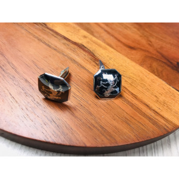 Sky Jewelry Серебряные запонки Siam Sterling