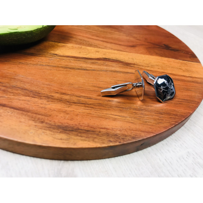 Sky Jewelry Серебряные запонки Siam Sterling