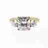 Sky Jewelry Серебряное кольцо в позолоте с фианитами