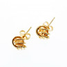 Sky Jewelry Золотые серьги  Настроение