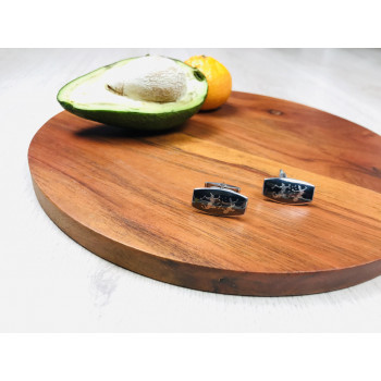 Sky Jewelry Серебряные запонки Siam Sterling