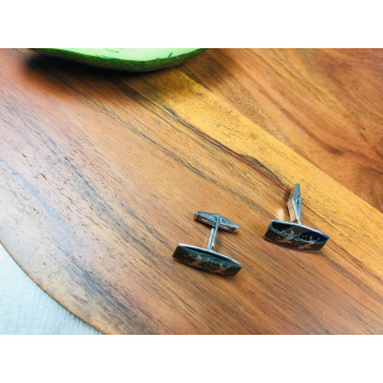 Sky Jewelry Серебряные запонки Siam Sterling