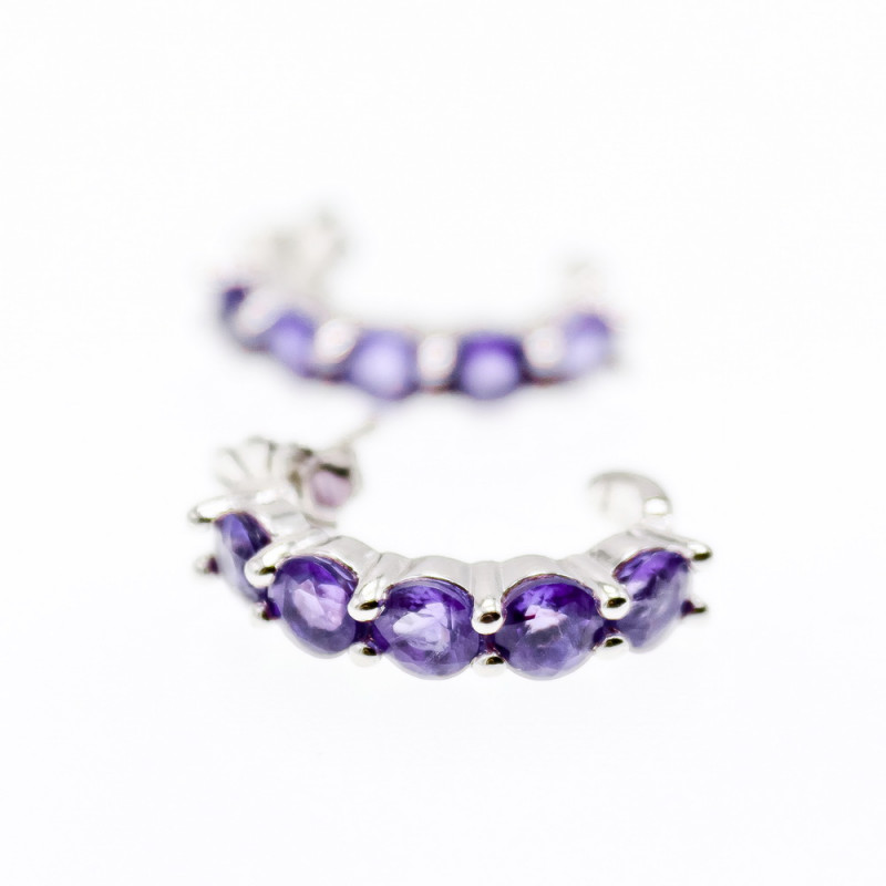 Sky Jewelry Серебряные серьги с турмалином  Обаяние