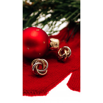 Sky Jewelry Золотые серьги  Вдохновение