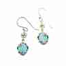 Sky Jewelry Серебряные серьги с камнем ларимар
