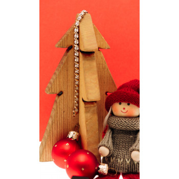 Sky Jewelry Серебряный браслет в позолоте с сапфиром  Сердце