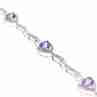 Sky Jewelry Серебряный браслет с турмалином  Совершенство