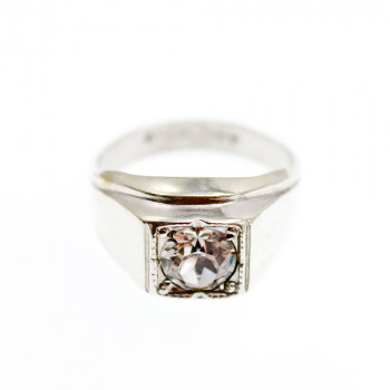 Sky Jewelry Мужское серебряное кольцо с бериллом