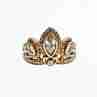 Sky Jewelry Серебряное кольцо с камнями берилл  Королева