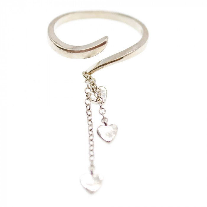 Sky Jewelry Серебряное кольцо  Сердца