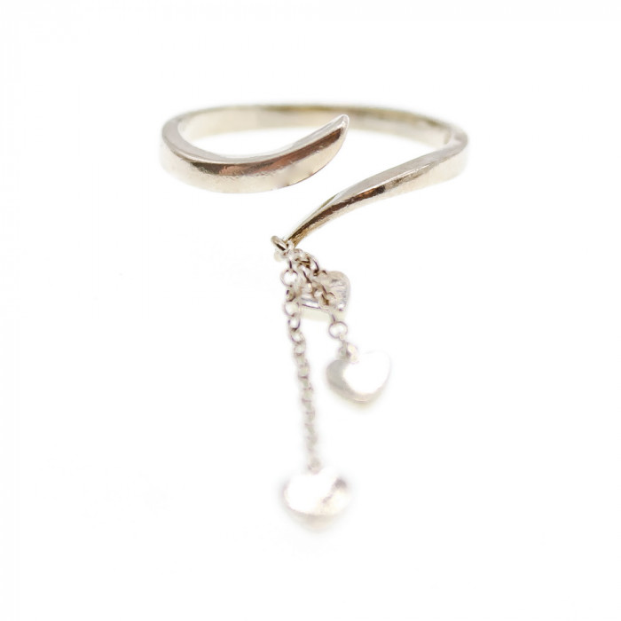 Sky Jewelry Серебряное кольцо  Сердца