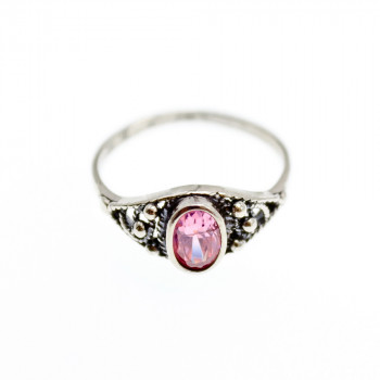 Sky Jewelry Серебряное кольцо с фианитом