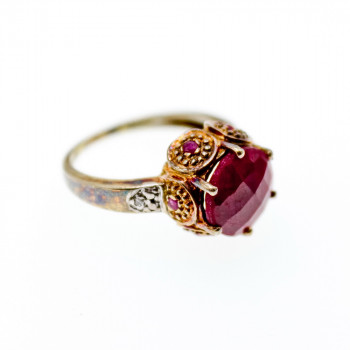 Sky Jewelry Серебряное кольцо с рубином