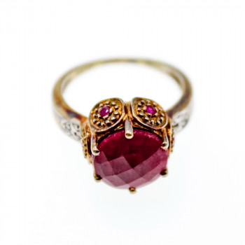 Sky Jewelry Серебряное кольцо с рубином