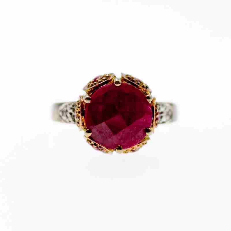 Sky Jewelry Серебряное кольцо с рубином
