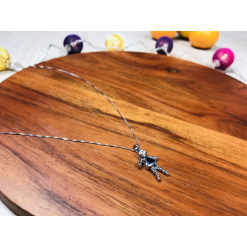 Sky Jewelry Серебряная цепочка с кулоном-девочка)))