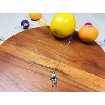 Sky Jewelry Серебряная цепочка с кулоном-девочка)))