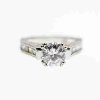 Sky Jewelry Серебряное кольцо с фианитами