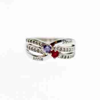 Sky Jewelry Серебряное кольцо с фианитами