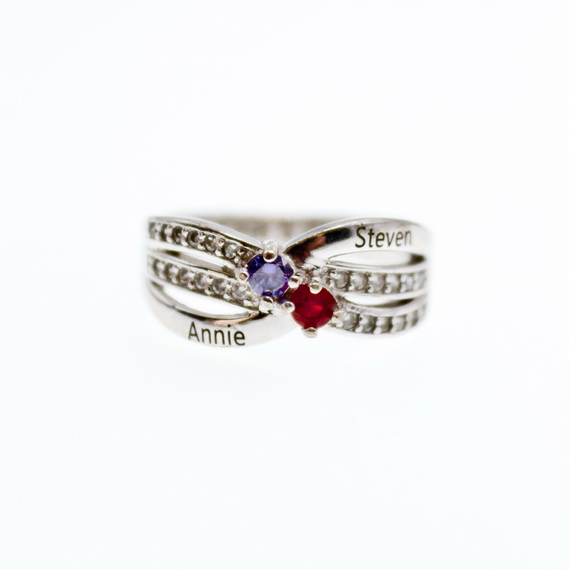 Sky Jewelry Серебряное кольцо с фианитами