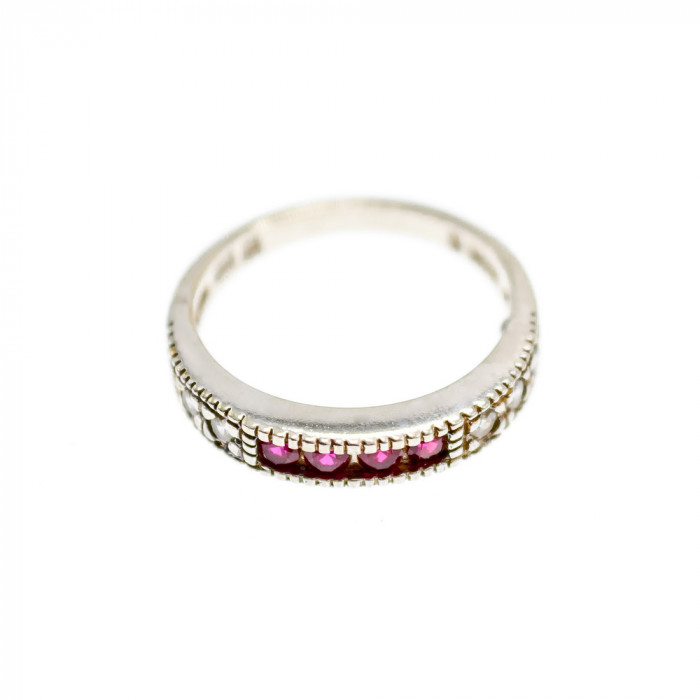 Sky Jewelry Серебряное кольцо с камнями шпинель