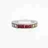 Sky Jewelry Серебряное кольцо с камнями шпинель