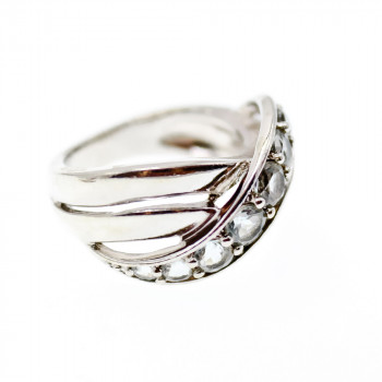 Sky Jewelry Серебряное кольцо с аквамарином  Желание