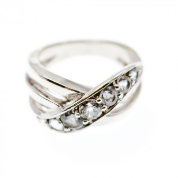 Sky Jewelry Серебряное кольцо с аквамарином  Желание