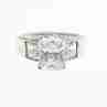 Sky Jewelry Серебряное кольцо с фианитами