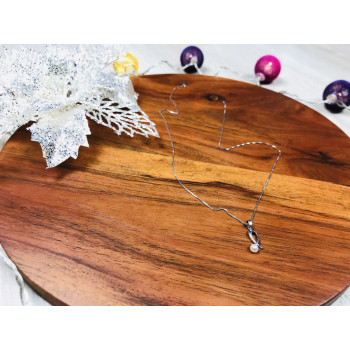 Sky Jewelry Серебряная цепочка с кулоном жемчугом