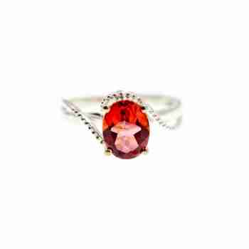 Sky Jewelry Серебряное кольцо с камнем шпинель  Обаяние