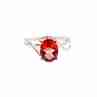 Sky Jewelry Серебряное кольцо с камнем шпинель  Обаяние
