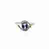 Sky Jewelry Серебряное кольцо с камнями шпинель и берилл