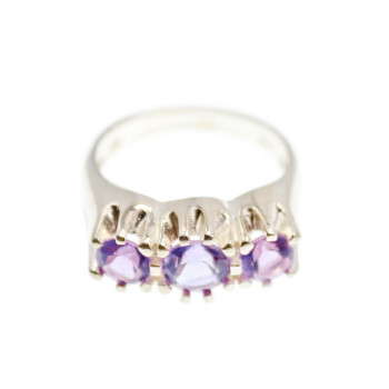 Sky Jewelry Серебряное кольцо с аметистом