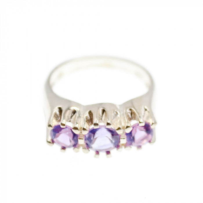 Sky Jewelry Серебряное кольцо с аметистом