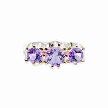 Sky Jewelry Серебряное кольцо с аметистом