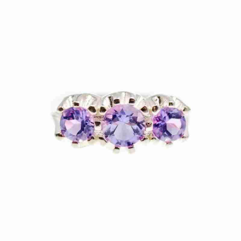 Sky Jewelry Серебряное кольцо с аметистом