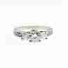 Sky Jewelry Серебряное кольцо с фианитами  Идеал