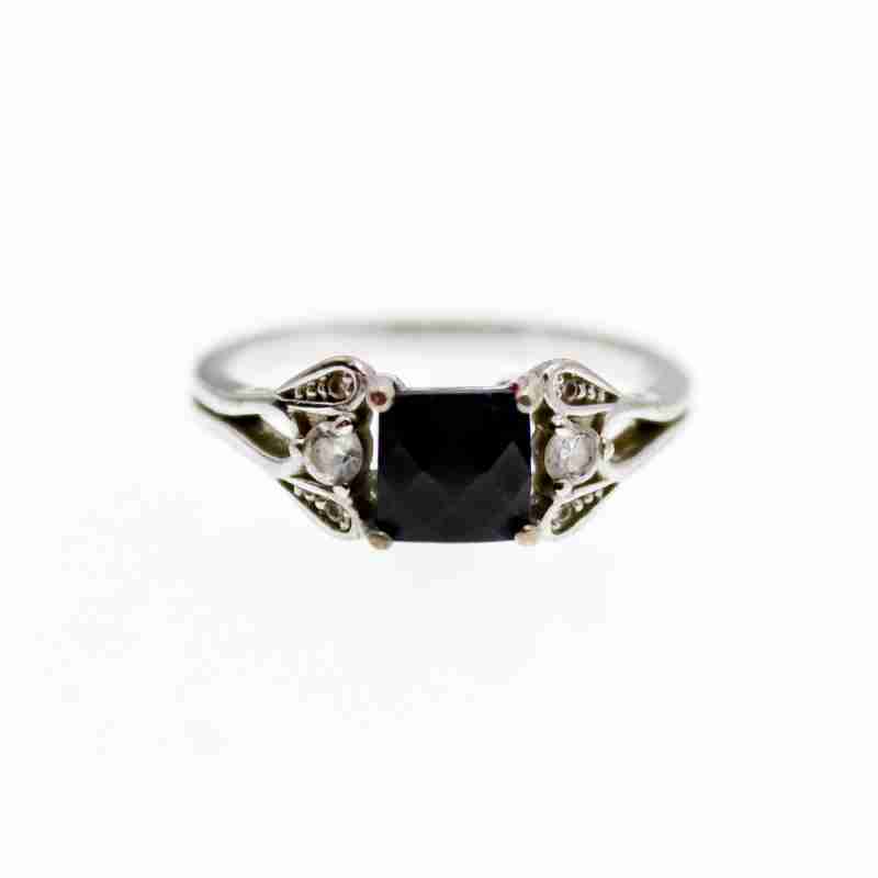Sky Jewelry Серебряное кольцо с камнями шпинель и берилл