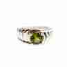 Sky Jewelry Серебряное кольцо с хризолитом