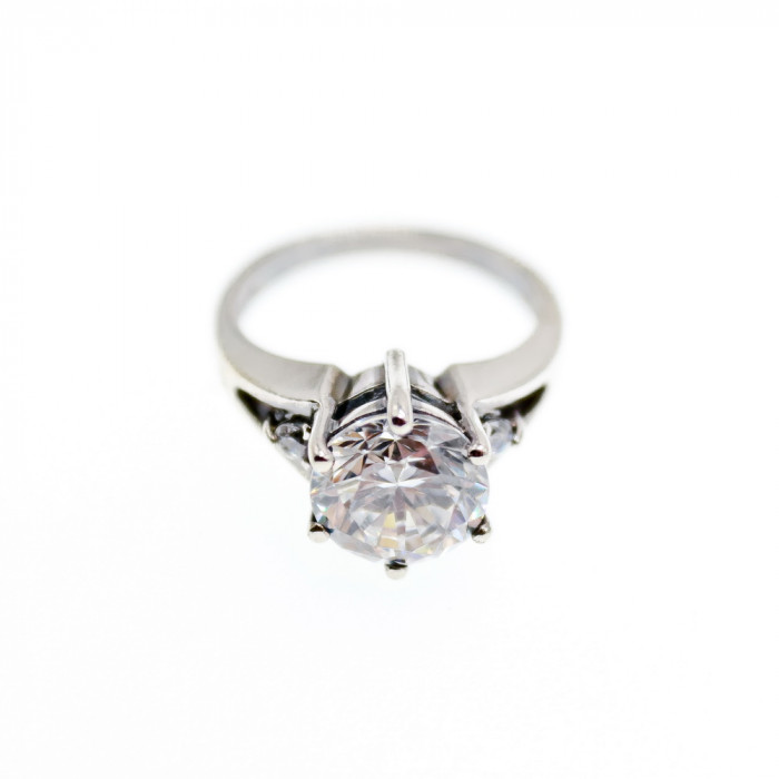 Sky Jewelry Серебряное кольцо с фианитами  Любовь